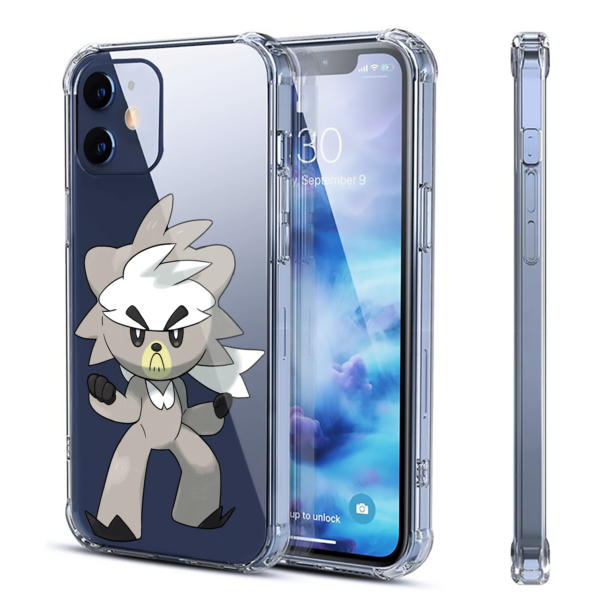 （画像用） ポケットモンスター Pokémon 【iPhone 12シリーズ対応】透明スマホケース（クリアソフトケース）